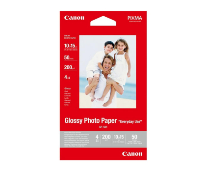 Papier do drukarki CANON Papier fotograficzny GP-501 (10x15cm 210g) 50szt 0775B081